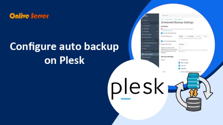 Configure Auto Backup Plesk