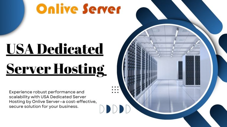 How is USA Dedicated Server Hosting a cost-effective solution by Onlive Server