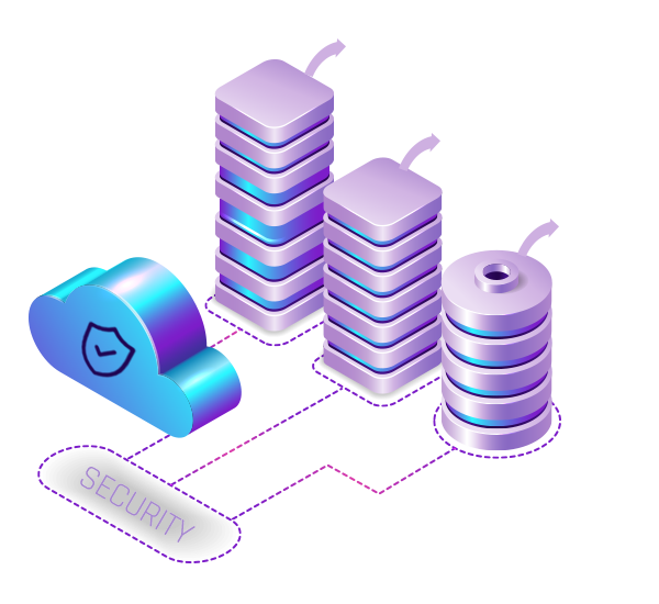 Cloud security and server infrastructure with high availability, customization, and speed.