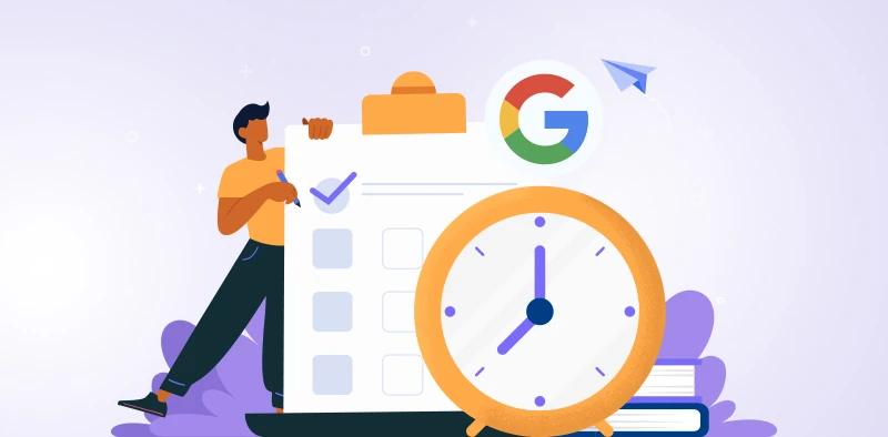 Google Task Management and Time Management Illustration